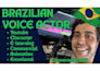 record a professional voice over in brazilian portuguese